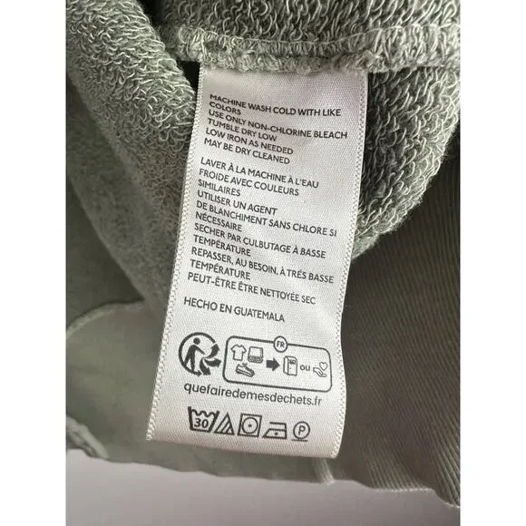 We The Free People Camden Henley Long Sleeve Sweatshirt XS Slouchy Boho Grunge - Picture 12 of 15